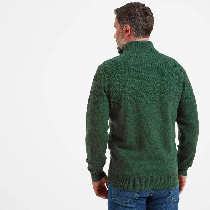 Schoffel Mens Fortrose Lambswool Jumper Evergreen-1